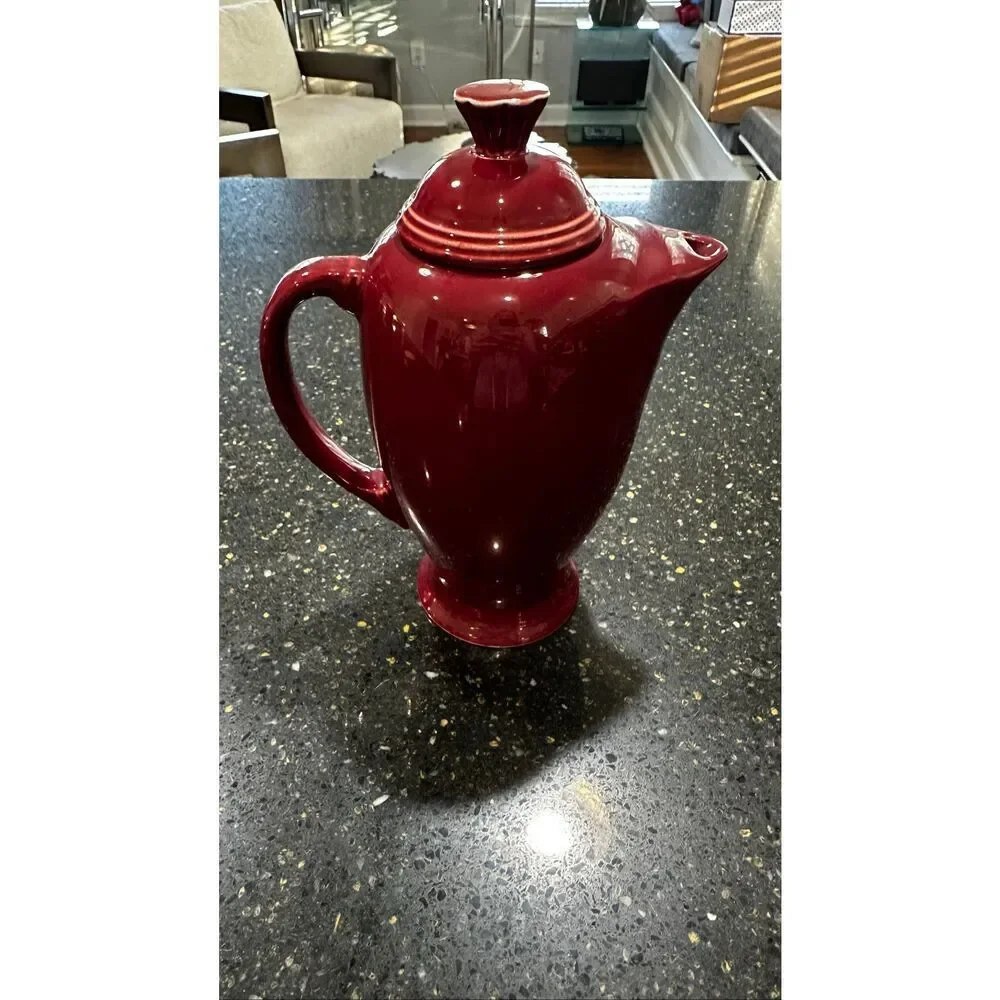 Fiesta Cinnabar Coffee Pot
